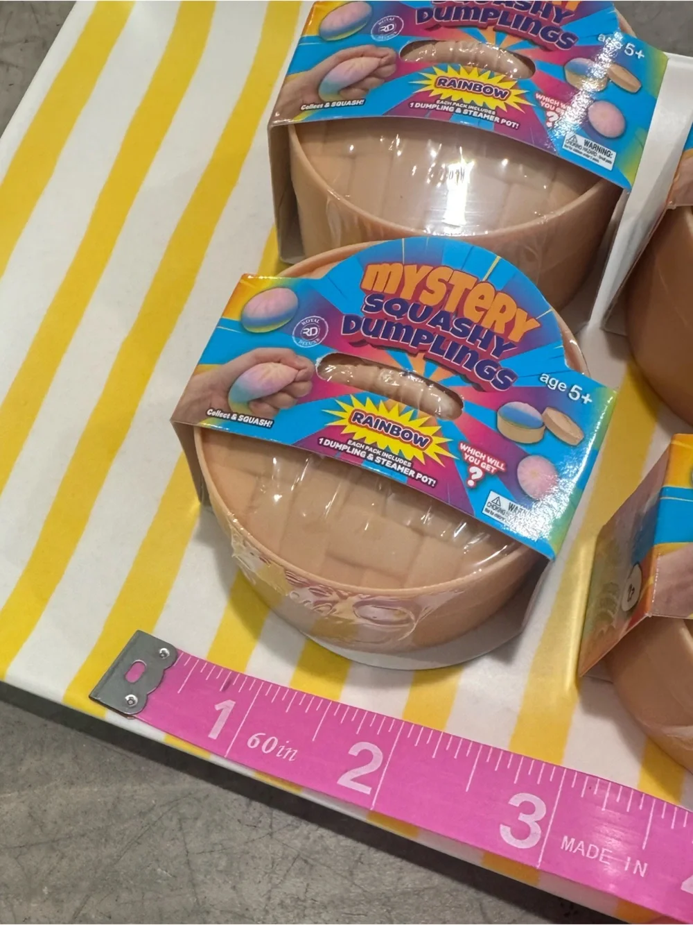 MYSTERY SQUASHY DUMPLINGS Soft Squishy Toy-set of 4-hard to find, get them  here